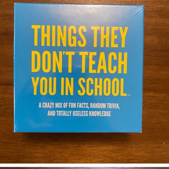 Things They Don’t Teach You In School NIB Sealed Trivia Game - Picture 3 of 6